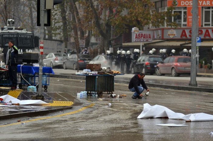Ankara'da izinsiz yürüyüşe müdahale