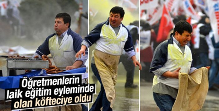 Ankara'daki izinsiz yürüyüşe müdahalede sinirler gerildi