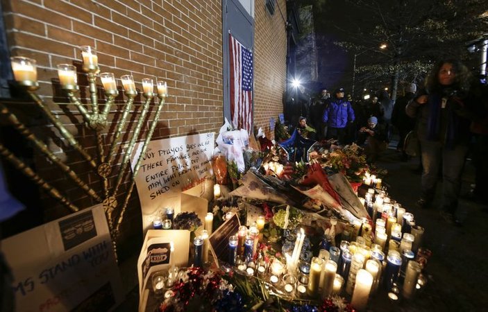 ABD'de öldürülen polis memurları için anma töreni