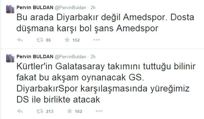 Pervin Buldan: Galatasaraylı Kürtlerin kalbi bu kez Amedle