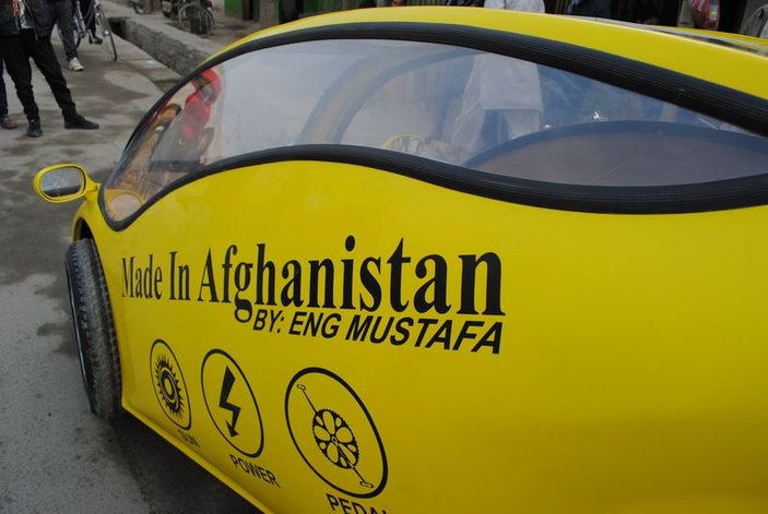Afganistan'ın ilk elektrikli motosikleti tasarlandı