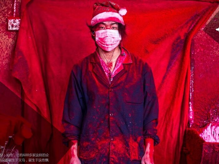 Çin'de bir Noel köyü İZLE