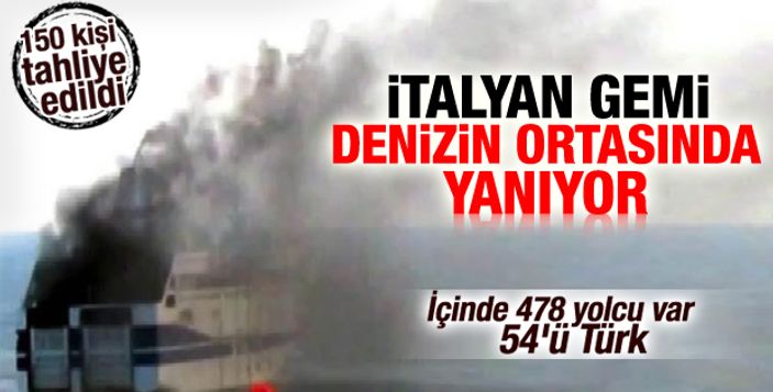 Yanan İtalyan gemisinden kurtarılan Türklerden açıklama