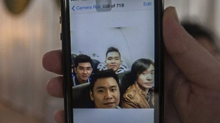 AirAsia uçağı düşmeden önce çekilen son selfie