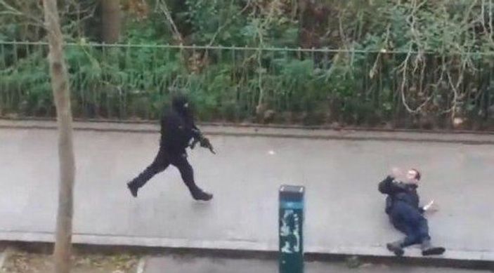 Paris'teki çatışmada kan donduran görüntüler
