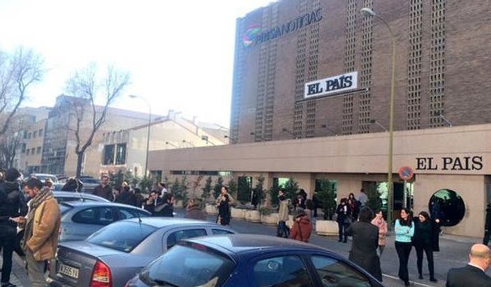 İspanyol medya grubu El Pais'te şüpheli paket alarmı