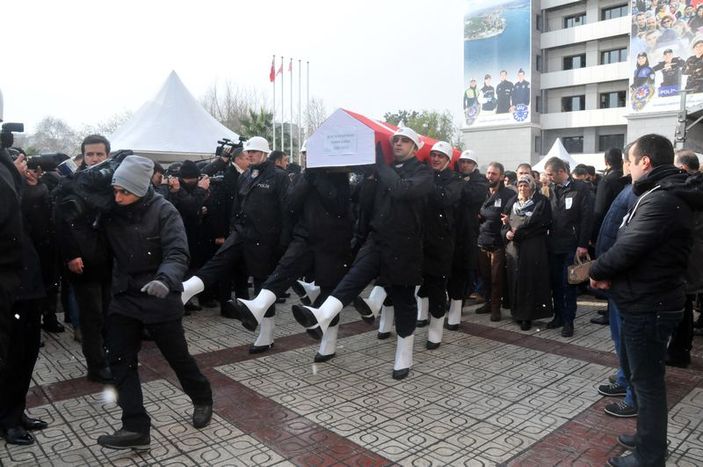 Şehit polis Kenan Kumaş için tören düzenlendi