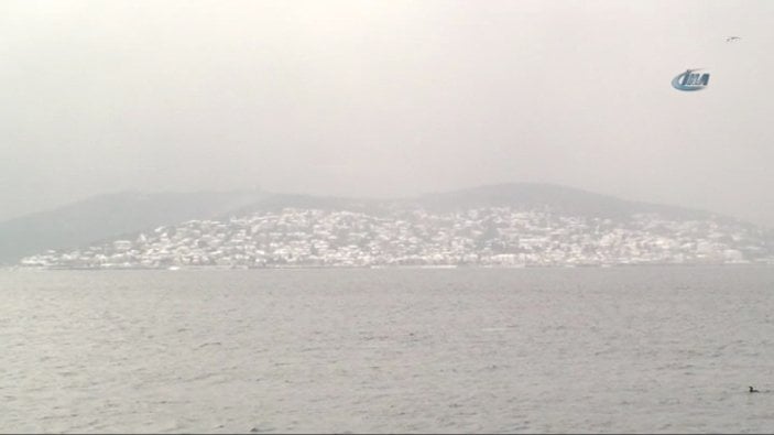 İstanbul'dan büyüleyici kar manzaraları