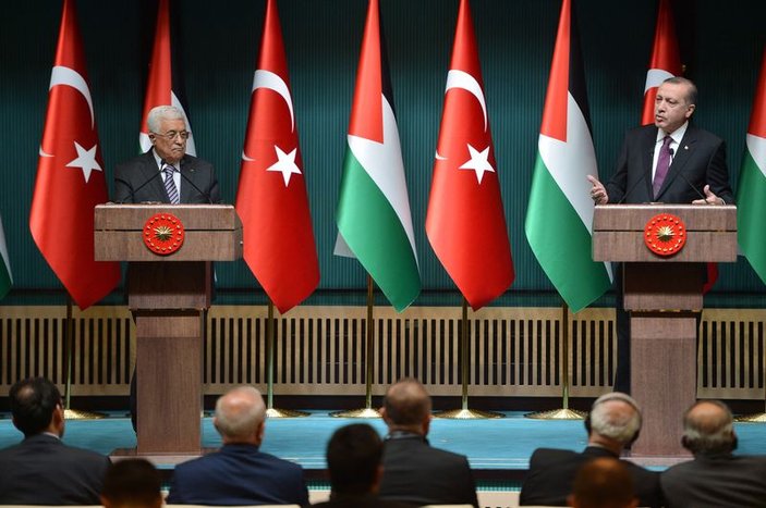 Erdoğan ve Abbas'ın ortak basın toplantısı