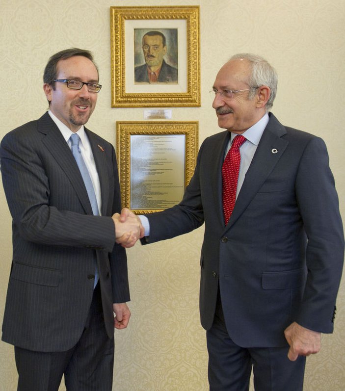 ABD Büyükelçisi Bass'tan Kılıçdaroğlu'na ziyaret