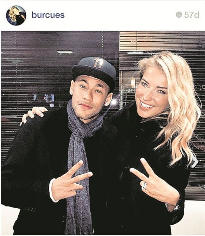 Neymar Burcu Esmersoy'u takibe aldı