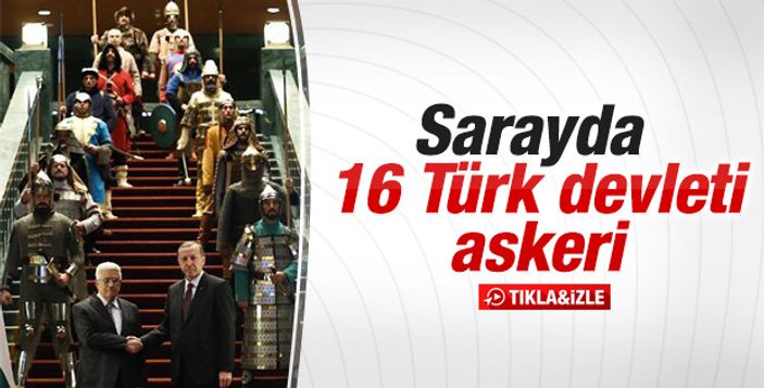 Cumhurbaşkanı'na Osmanlı Diriliş Marşı ile karşılama İZLE