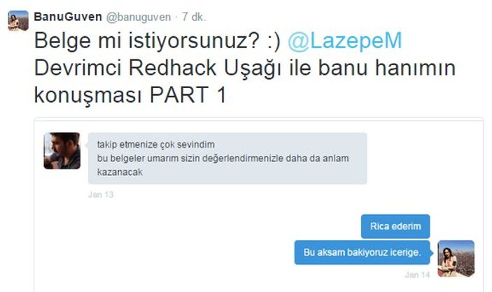 Banu Güven'in Twitter hesabı hack'lendi