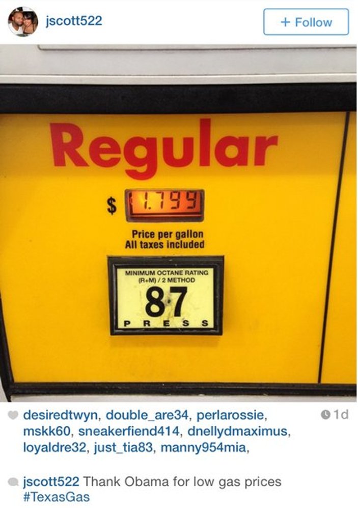 Teksas'ta benzin sudan daha ucuz