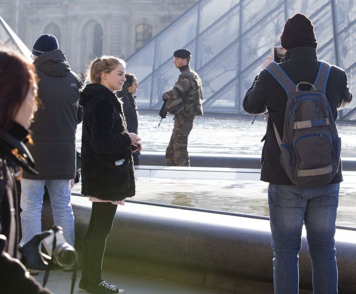 Paris'e giden turist sayısında düşüş