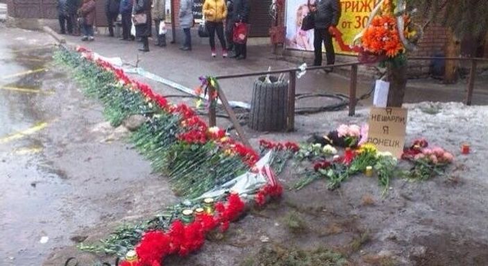 Donetsk'te yaşayanlar ben Charlie değilim dedi