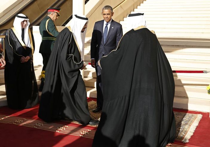 ABD Başkanı Obama Suudi Arabistan'a gitti