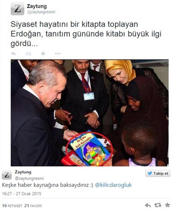 Kılıçdaroğlu'nun fotomantaj gafı Zaytung'u güldürdü