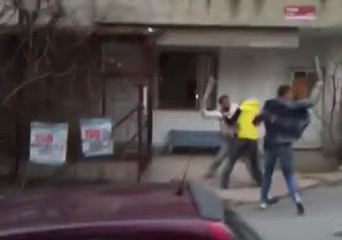 İstanbul'da palalı kavga kameralara yansıdı