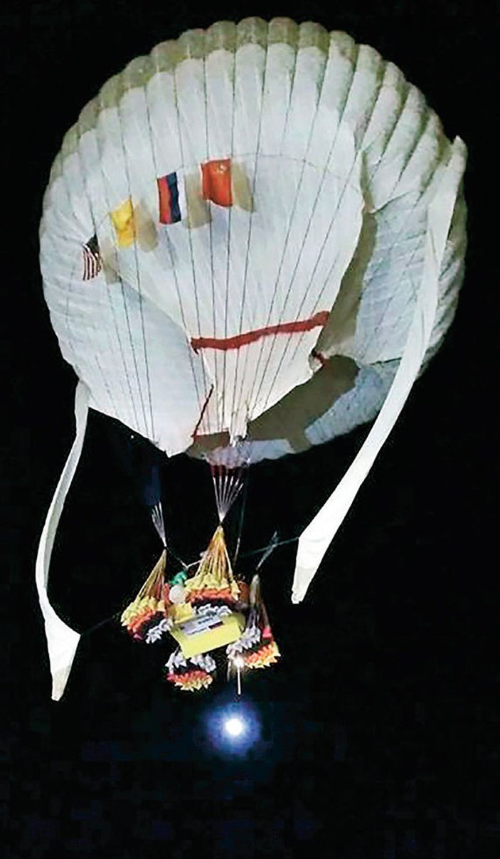 Helyum balonu ile dünya rekoru kırıldı