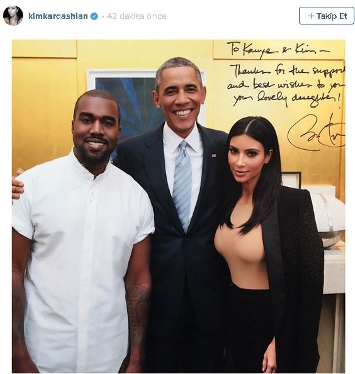 Obama ile Kardashian'ın fotosu tartışma yarattı