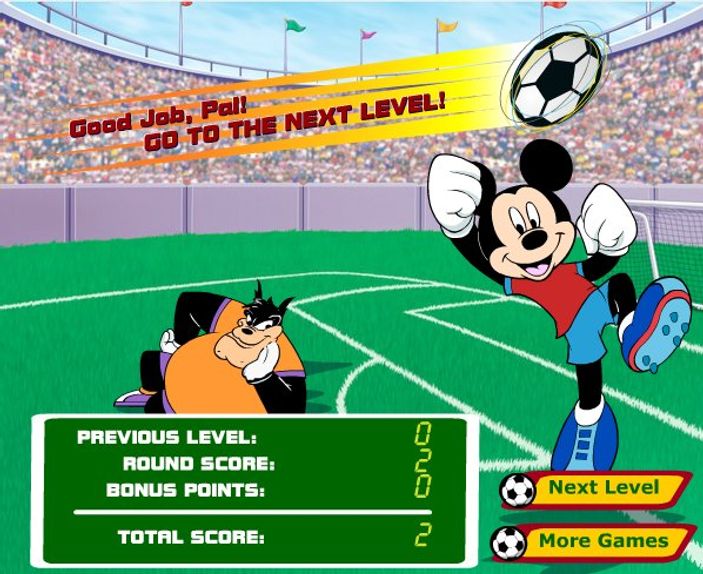 Mickey Mouse ile penaltıları gole çevirin