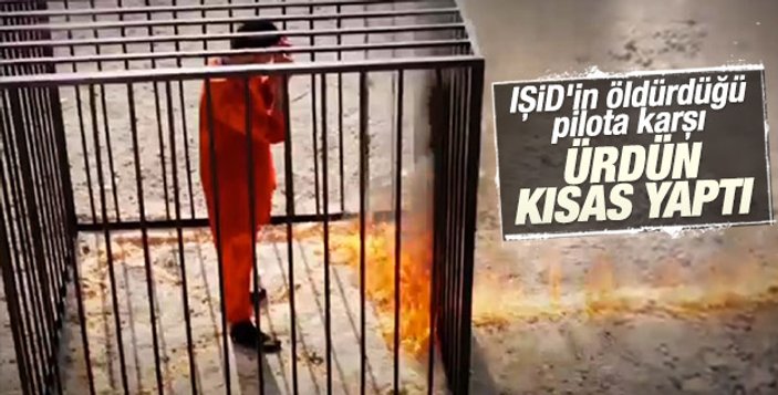 Ürdün intikam mesajı yazdığı bombalarla IŞİD'i vurdu