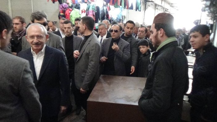 Şanlıurfa'da esnaf Kılıçdaroğlu'yla tokalaşmadı