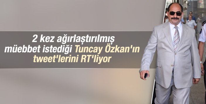 Tuncay Özkan'dan Zekeriya Öz tweeti