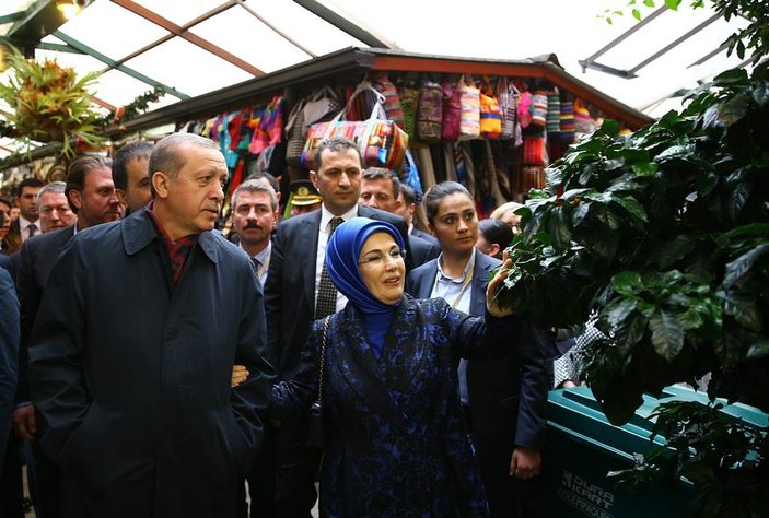 Cumhurbaşkanı Erdoğan Kolombiya'da müze gezdi