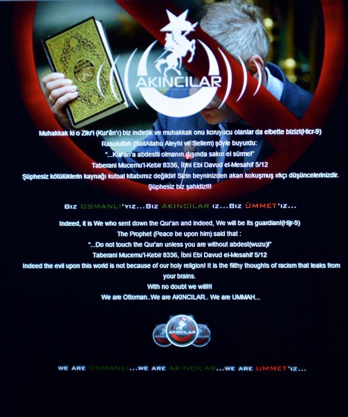 Kur'an-ı Kerim'e hakaret eden milletvekili hacklendi