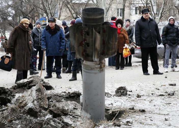 Ukrayna'ya roket saldırısı