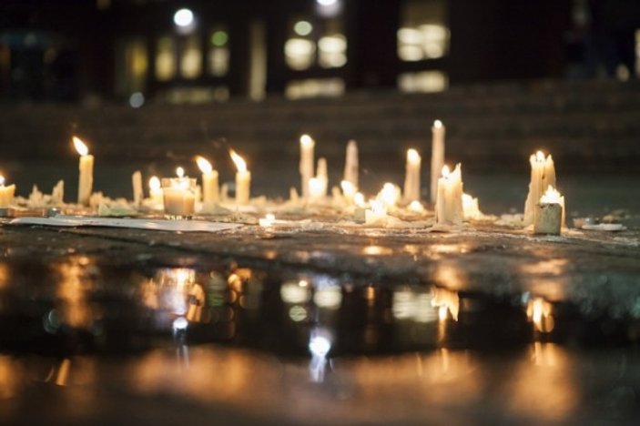ABD'de öldürülen 3 Müslüman genç için anma töreni