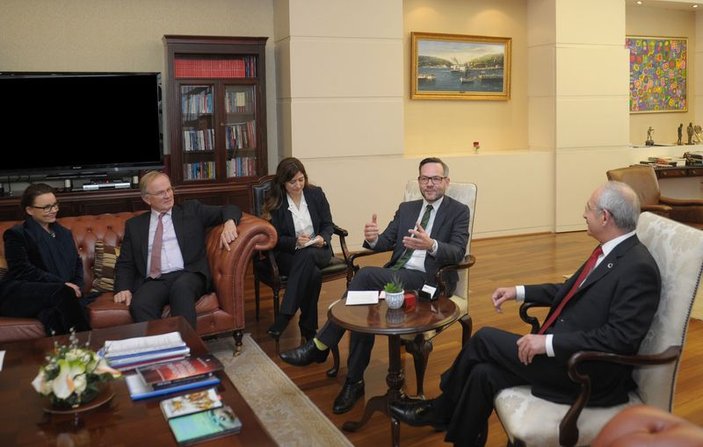 Alman Bakan Michael Roth Kılıçdaroğlu'nu ziyaret etti