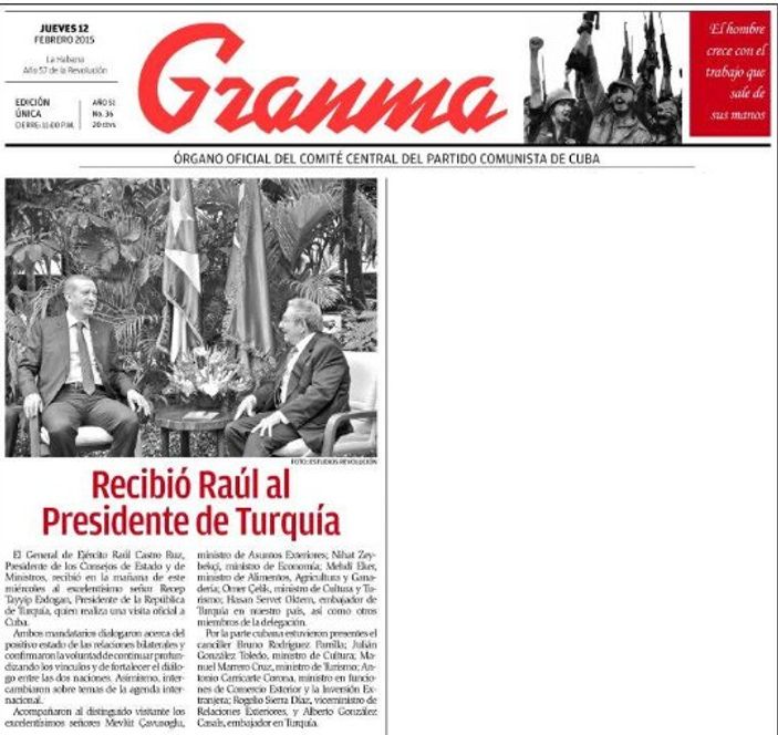 CHP Erdoğan'ın Küba fotoğrafını eleştirdi