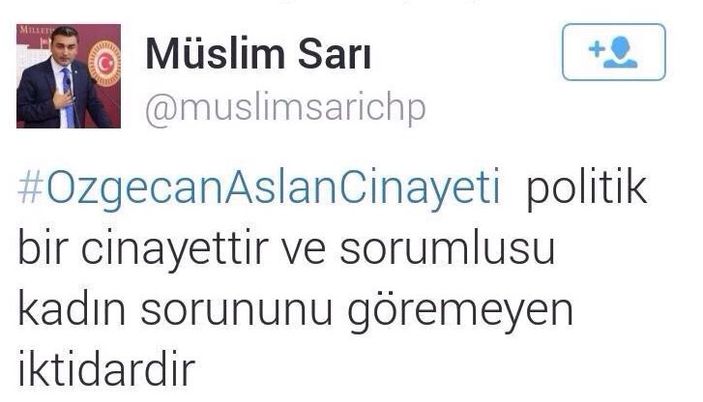 Kılıçdaroğlu Özgecan'ı siyaset malzemesi yaptı