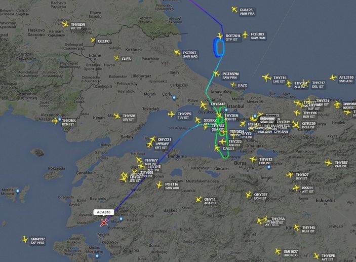 İstanbul'un hava trafiğinde aksama