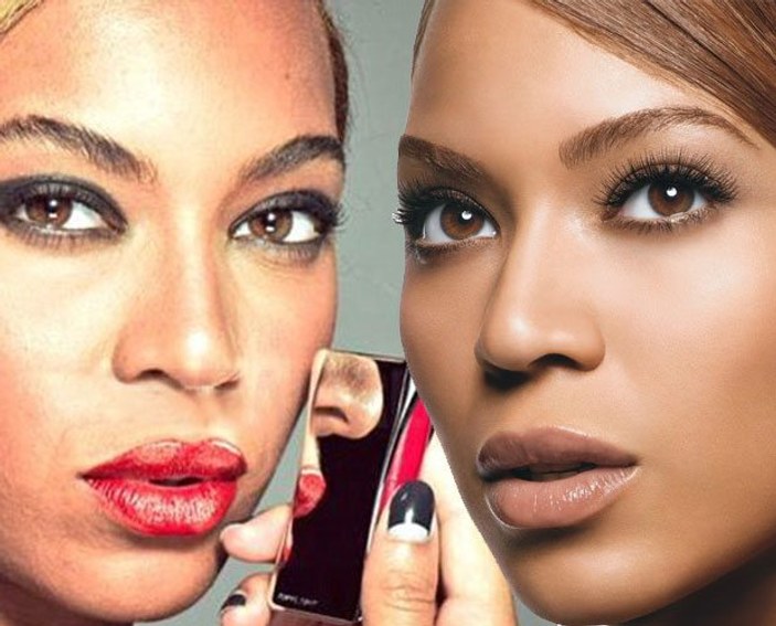 Beyonce'nin Photoshop'suz fotoğrafları