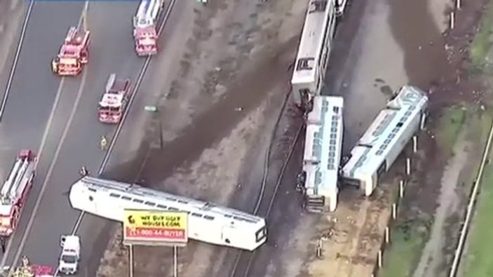 ABD'de tren kazası: 30 yaralı