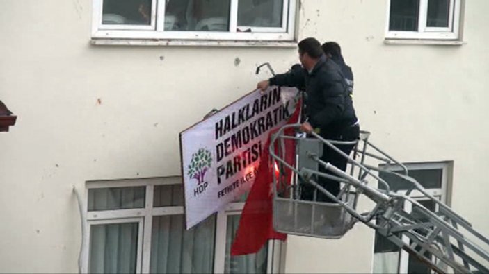 Fethiyeliler HDP'ye bina vermiyor