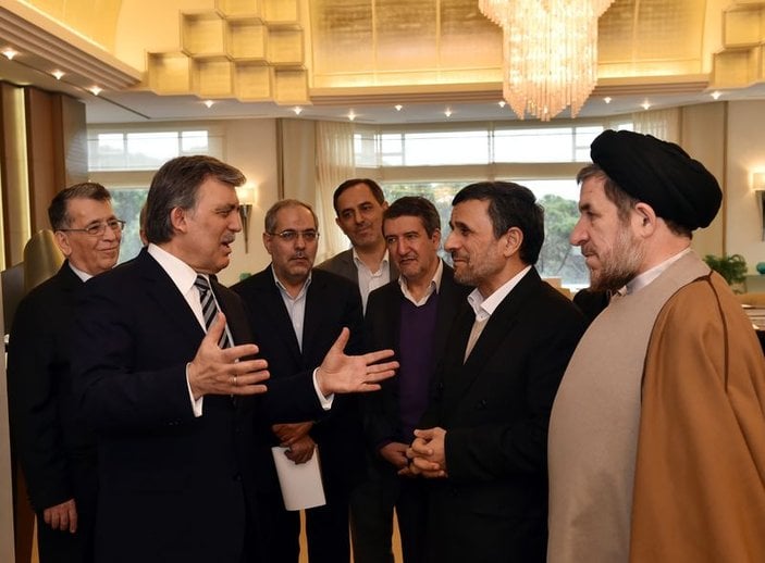 Eski İran Cumhurbaşkanı Ahmedinejad'dan Gül'e ziyaret
