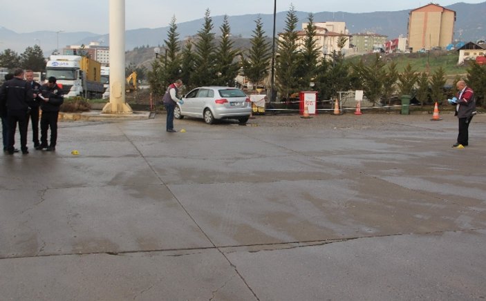 Karabük'teki pompalı tüfekli saldırı güvenlik kamerasında