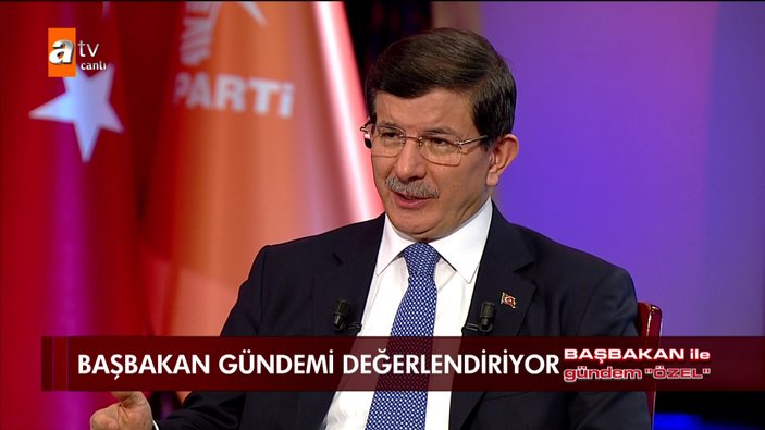 Başbakan Davutoğlu A Haber'de gündemi değerlendirdi