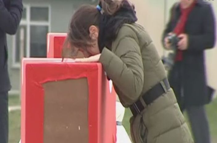 Konya'da şehit olan pilotlara veda