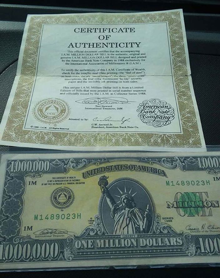 Manisa'da 1 milyon dolarlık banknot ele geçirildi