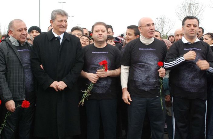 Maltepe'de erkekler kadınlar için koştu
