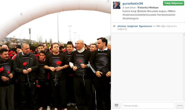 Maltepe'de erkekler kadınlar için koştu