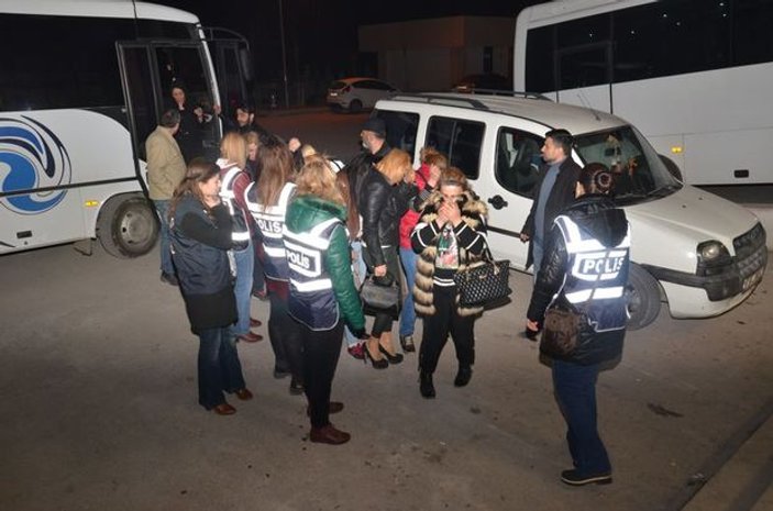 Iğdır'da fuhuş baskını: 12 gözaltı