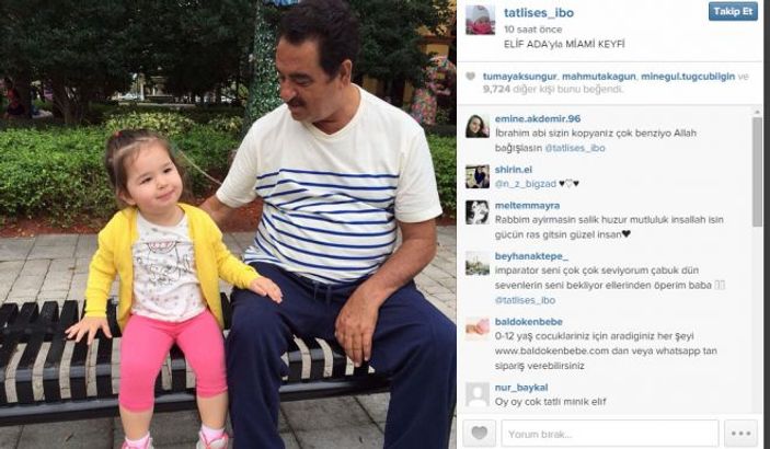 İbrahim Tatlıses'in minik kızı Elif Miami'de