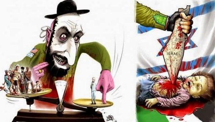 Anti Siyonist karikatürler yüzünden tutuklandı